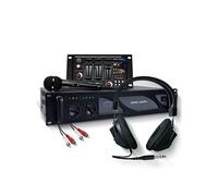 Amplificateur sonorisation 4000W / Table de mixage DJ USB Bluetooth, ventilation continue, Casque, Micro, Câble - Pack Bm Sonic