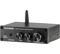 Amplificateur Stereo 100W Mini HiFi Ampli DJ PA Haut-Parleur Bluetooth AUX