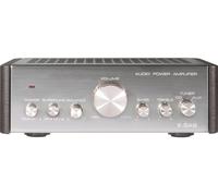 Amplificateur stéréo 2 x 12 W Renkforce E-SA9 RF-1050402 argent (métallisé), marron foncé 1 pc(s)