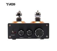 Amplificateur stéréo à tubes YJCO, préamplificateur Bluetooth 5.0 JL 5.1 QCC3034 HiFi avec réglage des aigus et des basses 6J5 Black JL BT