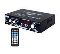Amplificateur Stéréo Audio Maison Amplificateur Stéréo Ak35 | Lecteur Multifonction Surround Karaoké pour Microphone Radio TV et Système Home Cinéma
