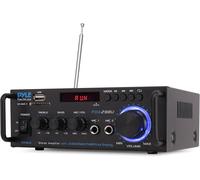 Amplificateur Stéréo Bluetooth 200W ¿ Récepteur Audio Sans Fil 2 Canaux Avec Usb, Sd, Rca, Fm, Entrée Micro, Idéal Home Cinéma, Studio, Système Hi-Fi Domestique