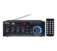 Amplificateur Stéréo HIFI Karma PA-2362BT, 2x 30W, USB SD Bluetooth, RADIO FM, télécommande, 2 entrées microphones Noir G