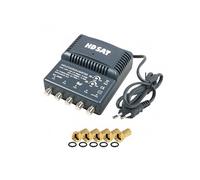 HDSAT Amplificateur TNT – 4 sorties – Gain 25 dB – 5 fiches F