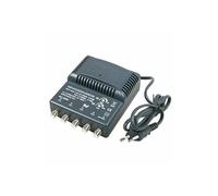 AMPLIFICATEUR TNT BLINDE 1 entrée 4 SORTIES gain UHF 25dB, gain VHF 15dB, 75 Ohms pour antenne tv 230V - Gris