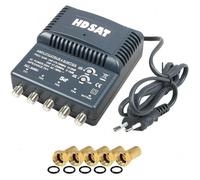 Amplificateur TNT - HDSAT - 4 Sorties - Gain réglable 10-25dB - Connectique F - 220V