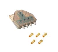 Amplificateur TNT UHF - ELAP - 1 entrée 4 sorties - Gain réglable 40 dB - Alimentation 5V - Fiches F Or