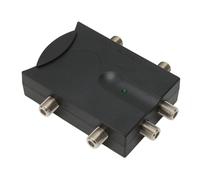 Amplificateur Tv 2 En 4 Sorties, Bidirectionnel Sans Perte, Amplificateur De Signal Tv à Gain éLevé Pour Antenne De TéLéVision Par CâBle