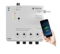 Amplificateur TV - D-Home - Intérieur 4 Sorties 26dB - Connecté - Filtré 4G-5G - App Mobile TV Finder