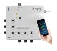 Amplificateur TV - D-Home - Intérieur 6 Sorties 23dB - Connecté - Filtré 4G-5G - App Mobile TV Finder