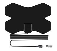 Amplificateur TV numérique à gain élevé de 240 km Amplifié Active Intérieur HDTV DTV Box Antenne plate HD avec amplificateur IEC Adaptateur