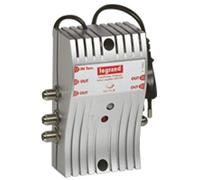 AMPLIFICATEUR DE SIGNAL D'ANTENNE TV UHF + VHF 862 MHZ 1 ENTRÉE 4 SORTIES DE TYPE " F " LEGRAND 073951