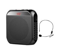 Amplificateur vocal, Amplificateur personnel avec haut-parleur de guide touristique rechargeable, Amplificateurs portables Haut-parleur avec microphone filaire pour enseignants rencontrant des guides