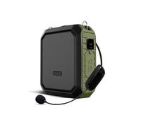Amplificateur vocal, Amplificateur Vocal Portable Avec Microphone Sans Fil For Enseignants, Haut-parleur Étanche IPX5, Batterie Externe 4400mAh M800(Groen)