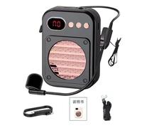 Amplificateur vocal - Microphone vocal pour enseignants, amplificateur portable à haut volume, microphone de travail rechargeable 12 heures, appareil audio personnel | Pour leçons frontales