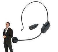Amplificateur vocal portable - amplificateur vocal microphone sans fil | Rechargeable 2,4G sans fil réduction du bruit du microphone, amplificateur portable sans fil pincement sur micro casque pour la