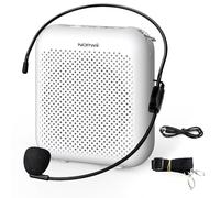 Amplificateur Vocal Portable, Megaphone avec Micro Filaire pour Enseignants | 10W, 4000mAh, 30 h d'autonomie, Recharge USB-C, Son Puissant et Net, Son Claira, Guides ormation|Extérieur|Formateurs