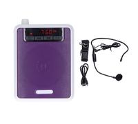 Amplificateur Vocal Pour Enseignant Avec Microphone Filaire Et Amplificateur Rechargeable à La Tailleviolet