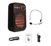 Amplificateur vocal sans fil : haut-parleur portable de 8 W, mini casque avec microphone, amplificateur personnel compact | présentations de guides touristiques des enseignants, conférences en classe