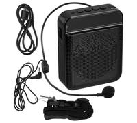 Amplificateur Vocal sans Fil Rechargeable Uhf 5w avec Micro Casque | Portée 10m, Son Clair pour Enseignants et Formateurs, Boîtier Plastique Métal avec Sangle