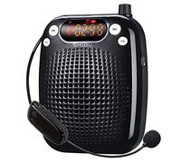 Amplificateur Voix Portable avec Micro-Casque sans Fil 10W Batterie Rechargeable amplificateur de Voix système de Son pa Haut-Parleur Vocal pour Enseignants, Guides, entraîneurs, présentateurs