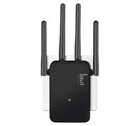 Amplificateur Wi-Fi 2025, répéteur Wi-Fi 300 Mbit/s, haute performance avec 4 antennes, avec mode répéteur/AP, amplificateur avec port Ethernet, amplification du signal pour tous les itinéraires