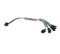 Amplificateur WS2812B WS2811 16703 SK6812 3 broches RVB IC TTL 1 à 4/8 prend en charge une bande LED adressable à 3 broches, matrice LED, module LED (amplificateur 1 à 4)