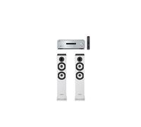 AMPLIFICATEUR YAMAHA R S202D ARGENT + PAIRE D ENCEINTES COLONNE CABASSE JERSEY MT32 2 BLANC