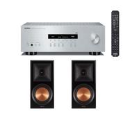 Amplificateur Yamaha R-S202D Bluetooth Argent + Enceinte Klipsch RP-600M Ebony Vendue par paire