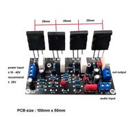 Amplificateurs de puissance à tube,100W,200W,2SC5200 + 2SA1943,mono canal,HiFi Audio,carte,DC 35V, - Type 200W