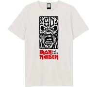 Amplified - "50th Totem Pole" T-shirt pour homme/femme Unie GD3198 (XS) (Vieux blanc/noir/rouge)
