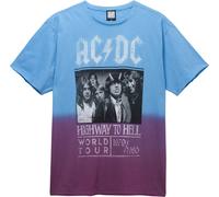 Amplified - "AC/DC Highway to Hell" T-Shirt für Damen GD147 (L) (Blau/Violett)
