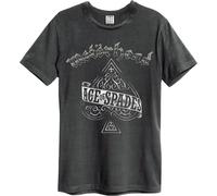 Amplified - "Ace Of Spades" T-shirt pour homme/femme unie GD1471 (XXL) (Charbon de bois)