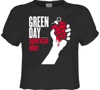 Amplified - "American Idiot" t-shirt court pour femme GD2189 (XS) (Charbon de bois)