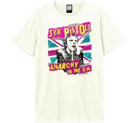 Amplified - "Anarchy In The Uk" T-shirt pour homme/femme Unie GD1884 (XS) (Vieux Blanc)