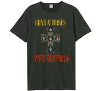 Amplified - "Appetite For Destruction World Tour" T-shirt pour homme/femme unie GD1496 (L) (Charbon de bois)