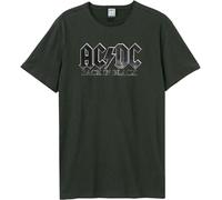 Amplified - "Back In Black" T-shirt pour homme/femme unie GD1287 (XXL) (Charbon de bois)