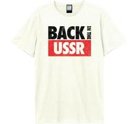 Amplified - "Back In The Ussr" T-shirt pour homme/femme unie GD2126 (L) (Blanc ancien)