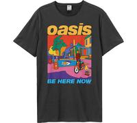 Amplified - "Be Here Now" T-shirt pour homme/femme Unie GD2175 (S) (Charbon de bois)
