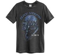 Amplified Black Sabbath T Shirt Vintage Band 78 Tour Homme Femmes Charbon Unisexe XL Charbon