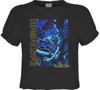 Amplified - "Blue Monster" Débardeur court pour femme GD2975 (XL) (Charbon de bois)