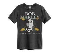 Amplified Bob Marley Nine Mile Charcoal T-Shirt