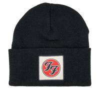 Amplified Bonnet tricoté avec logo BandMerch, accessoire pour homme, femme, enfant, unisexe, printemps, été, automne, hiver, fan de musique, festival, Foo Fighters, taille unique