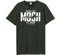 Amplified - "Bring The Mosh Pit Back !" T-shirt homme/femme unie GD1310 (XXL) (Charbon de bois)