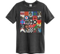 Amplified - "By The Who" T-shirt pour homme/femme unie GD1640 (XL) (Charbon de bois)