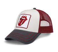 Amplified Casquette Trucker Taille unique Beige/Gris/Rouge foncé