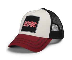 Amplified - Casquette Trucker (Taille Unique) (Beige/Noir/Rouge foncé)