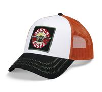 Amplified Casquette Trucker Blanc/Orange/Noir Taille 55-60