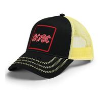 Amplified Casquette Trucker – Taille unique – Noir/Jaune