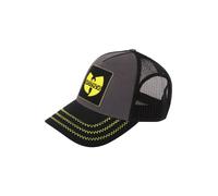 AMPLIFIED Casquette 'Wu-Tang' jaune / anthracite / noir, Taille 55-60